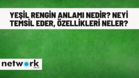 yesil rengin anlami