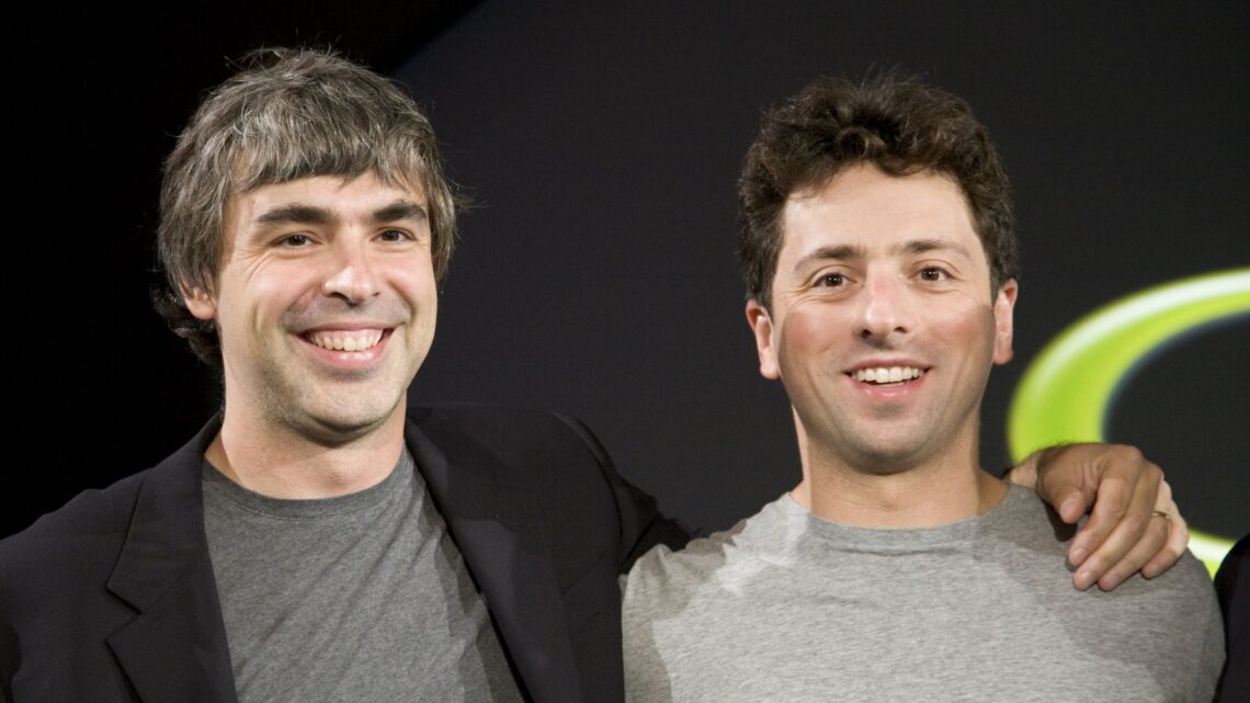 Larry Page ve Sergey Brin google kurucuları
